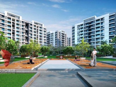 3d-township-rendering-apartment-eye-level-view-tiruchirapalli-3d-architectural-walkthrough-services